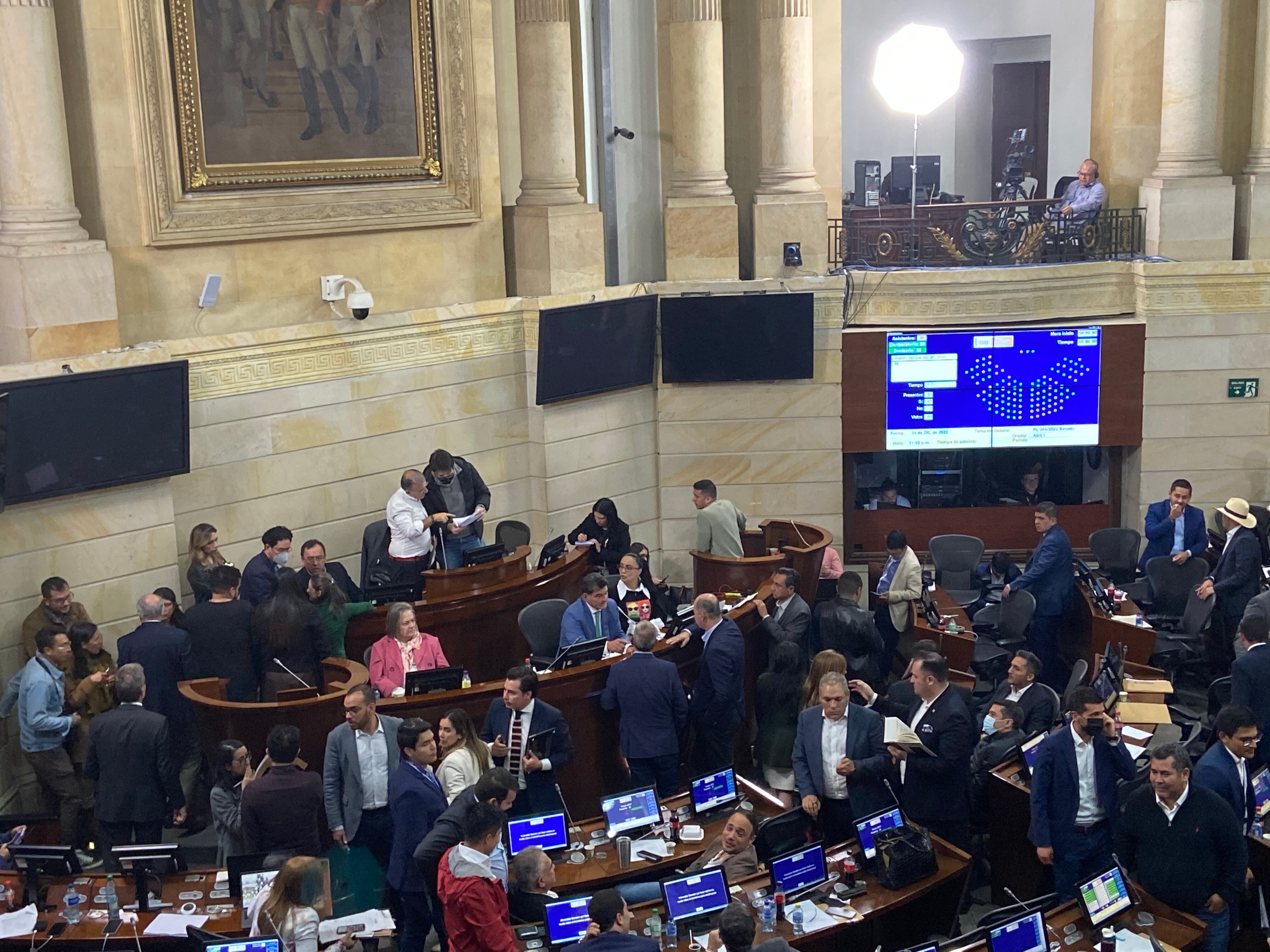 Plenaria del Senado (imagen de referencia)