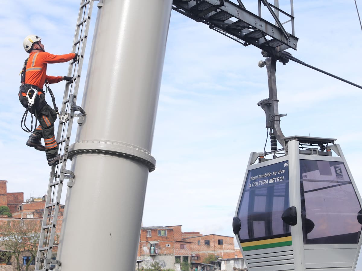 Metrocable línea M estará fuera de servicio por mantenimiento anual