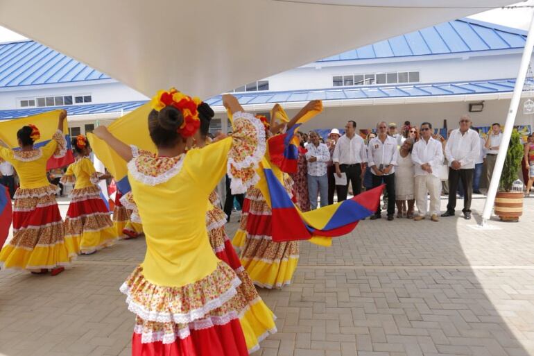 Inauguración de la Casa de Cultura en Palmar de Varela
