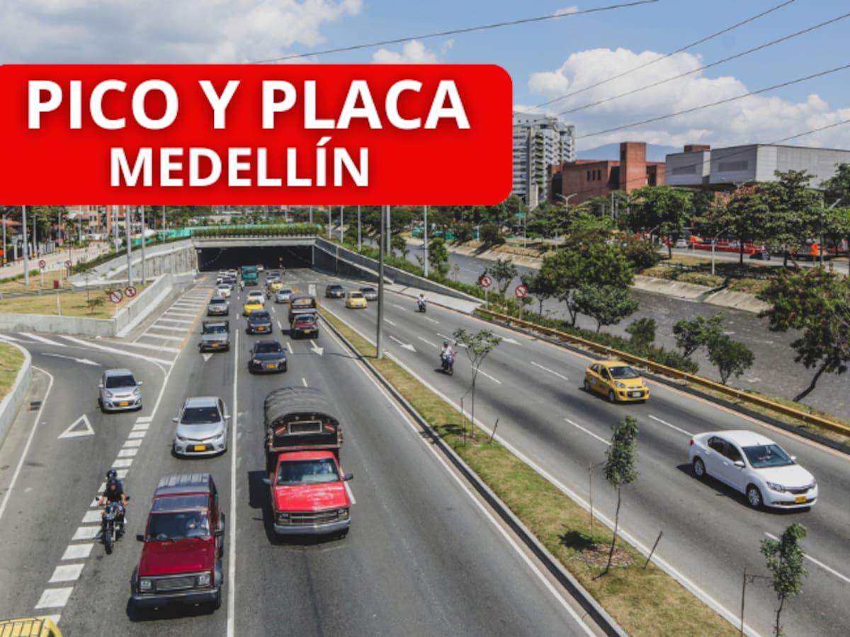 Pico y placa en Medellín enero 2026: Nueva fecha de regreso para la restricción y vías con excepción