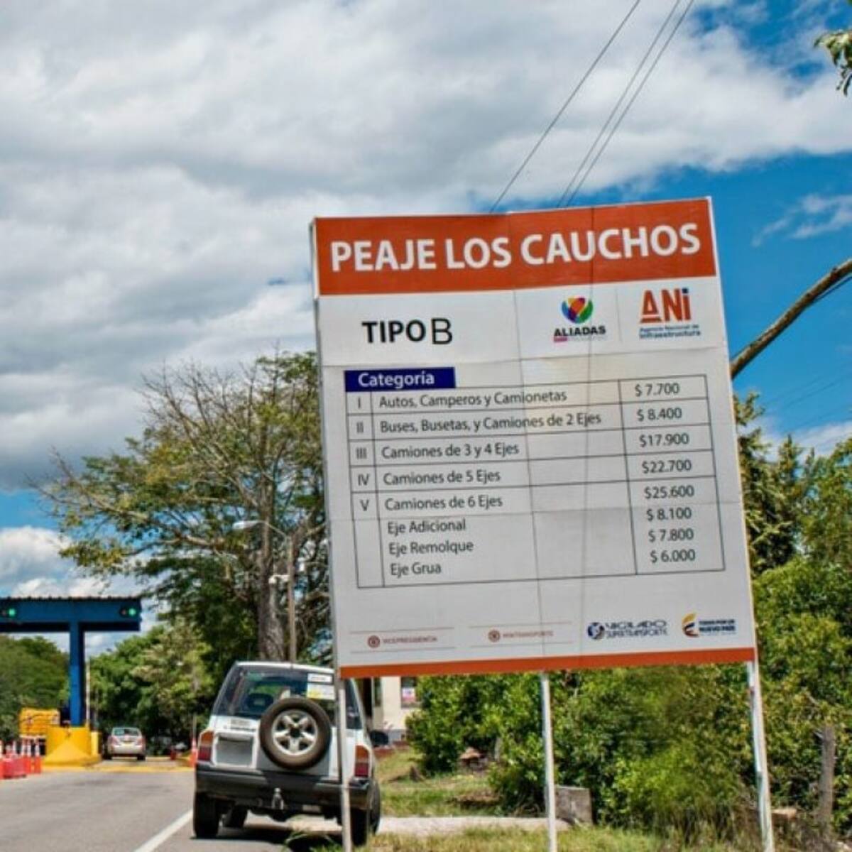 Peajes del Huila mantienen precios del 2022