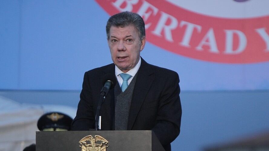 Juan Manuel Santos afirmó que él no cree que por “líos de faldas” estén asesinando a los líderes sociales. Foto: Colprensa