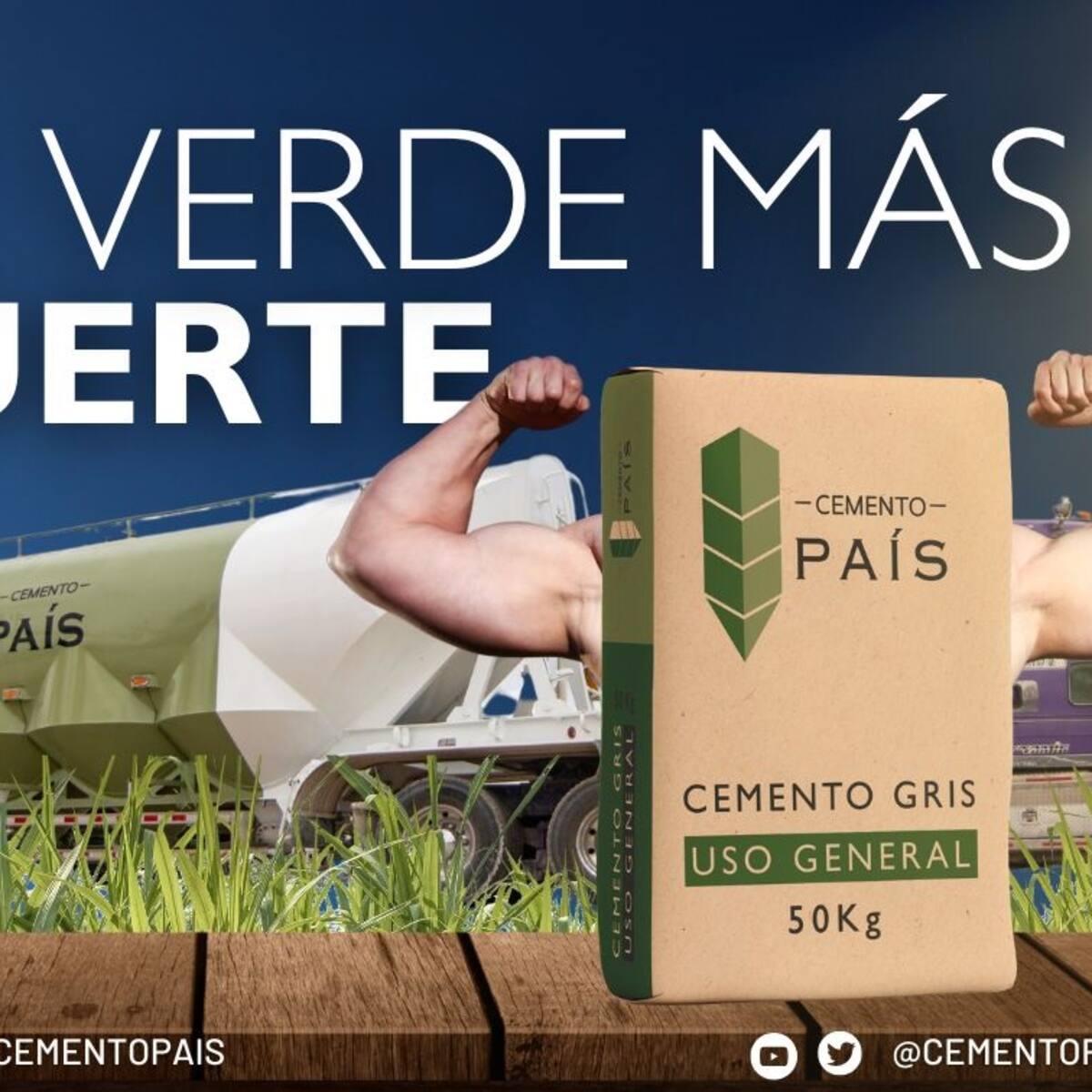 Esto es Cemento País “El Verde Más Fuerte” de la Construcción en la ciudad de Barranquilla