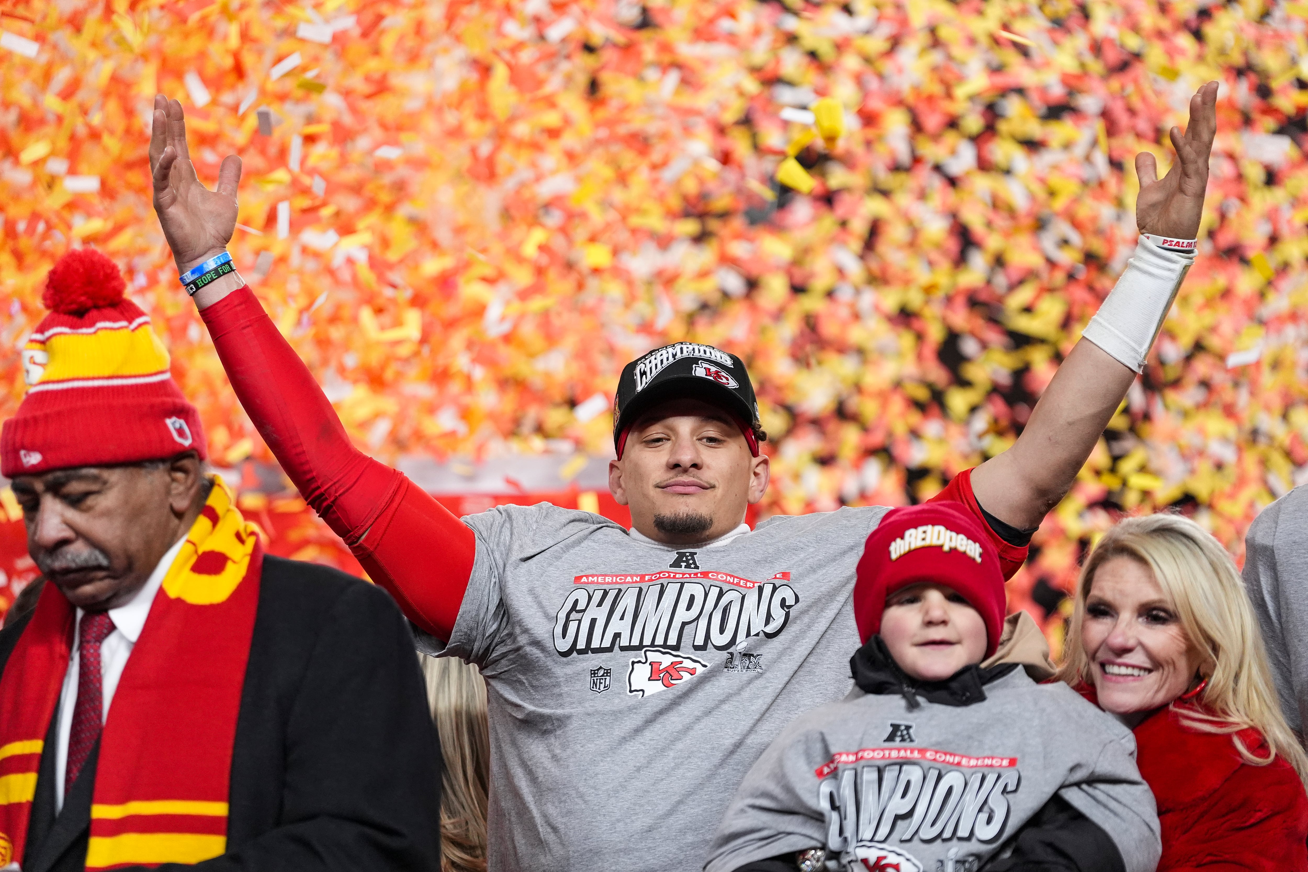 Patrick Mahomes, máxima estrella de los Kansas City Chiefs. (Photo by Perry Knotts/Getty Images)