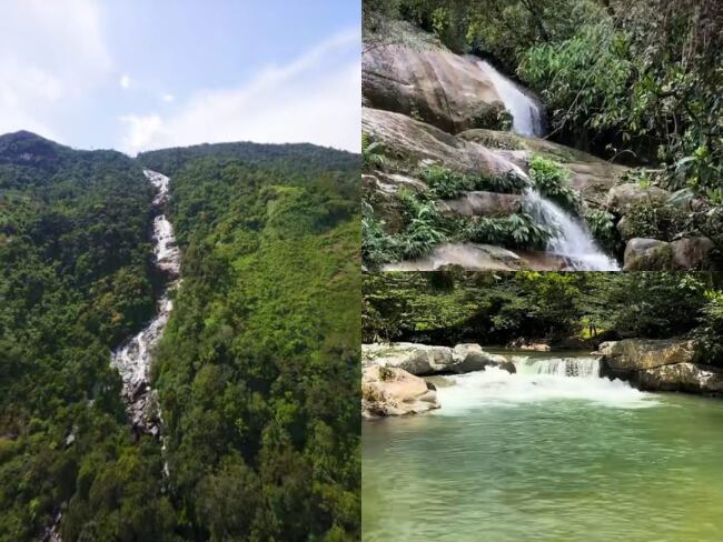 ‘La Chorrera’, imagen tomada de la cuenta oficial de TikTok de ‘Kastri FPV’; ‘Charco Redondo’, imagen tomada de la cuenta oficial de TikTok de ‘Jfsobreruedas’; ‘Los Patios’, imagen tomada de la cuenta oficial de TikTok de ‘Finca Hotel Betel’.