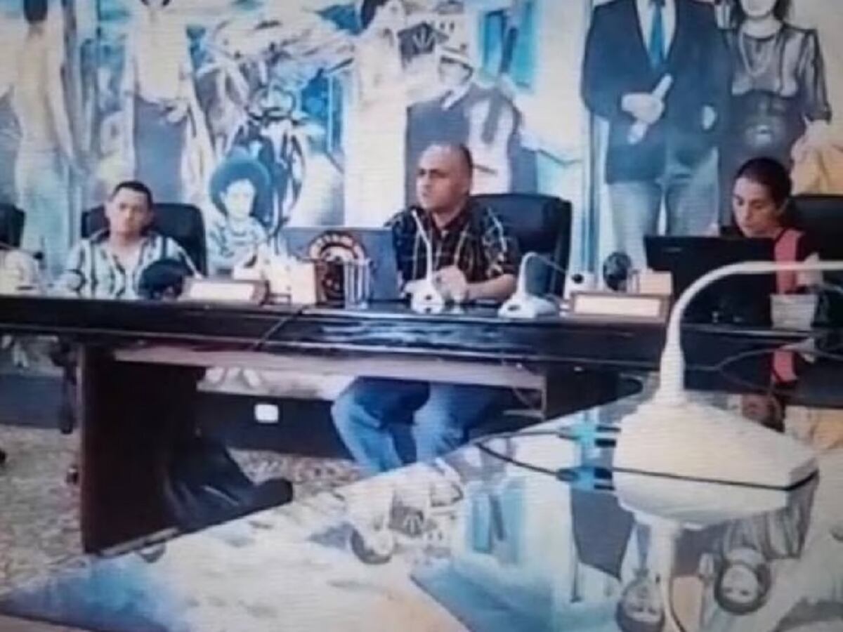 Crédito: Extraído del video de la intervención del concejal.