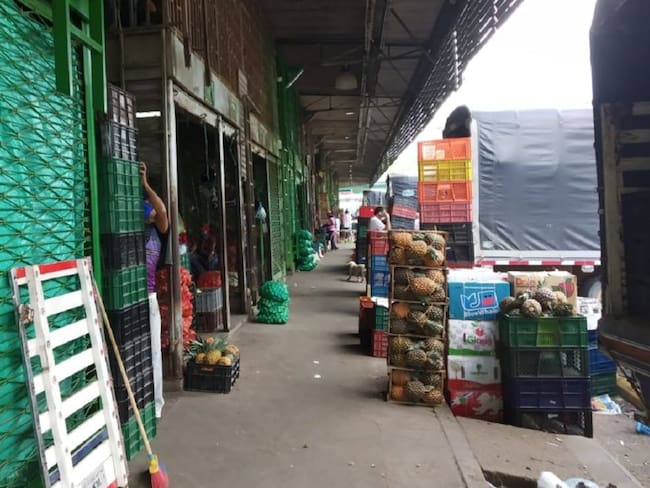 Central de abastos de Bucaramanga full de alimentos