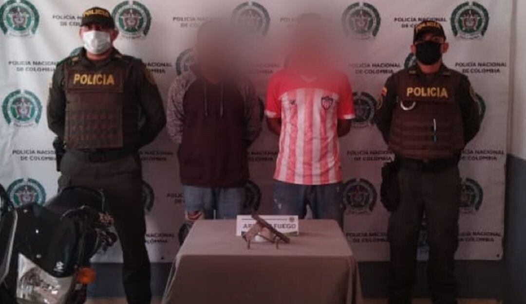 La detención se desarrolló en el barrio los Laureles del municipio El Carmen de Bolívar