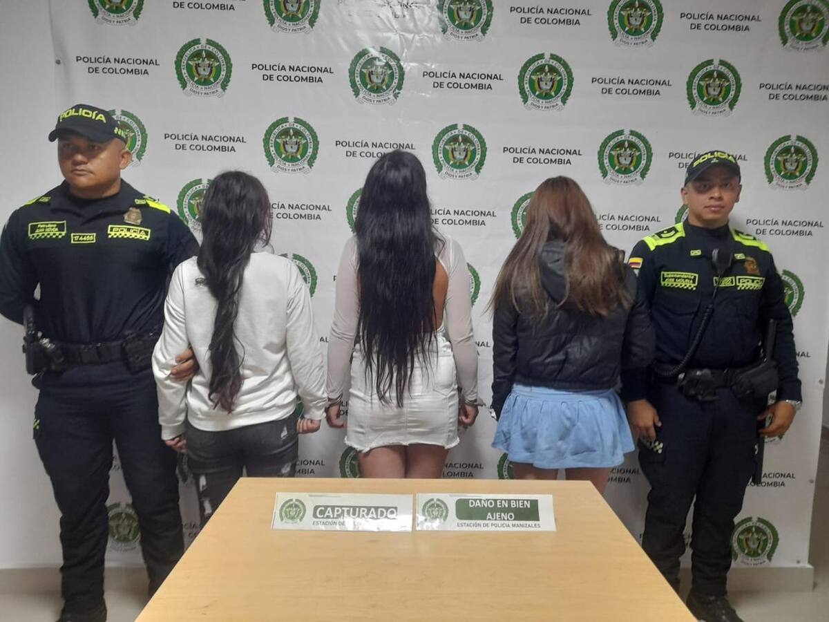 Capturan en Manizales tres mujeres por generar daños a una vivienda y amenazar a sus ocupantes