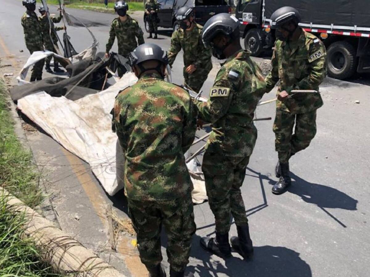 Fuerza Pública ha realizado más de 1.000 desbloqueos durante el paro