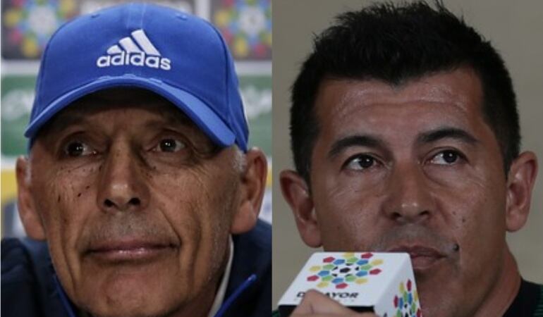 Miguel Ángel Russo y Jorge Almirón