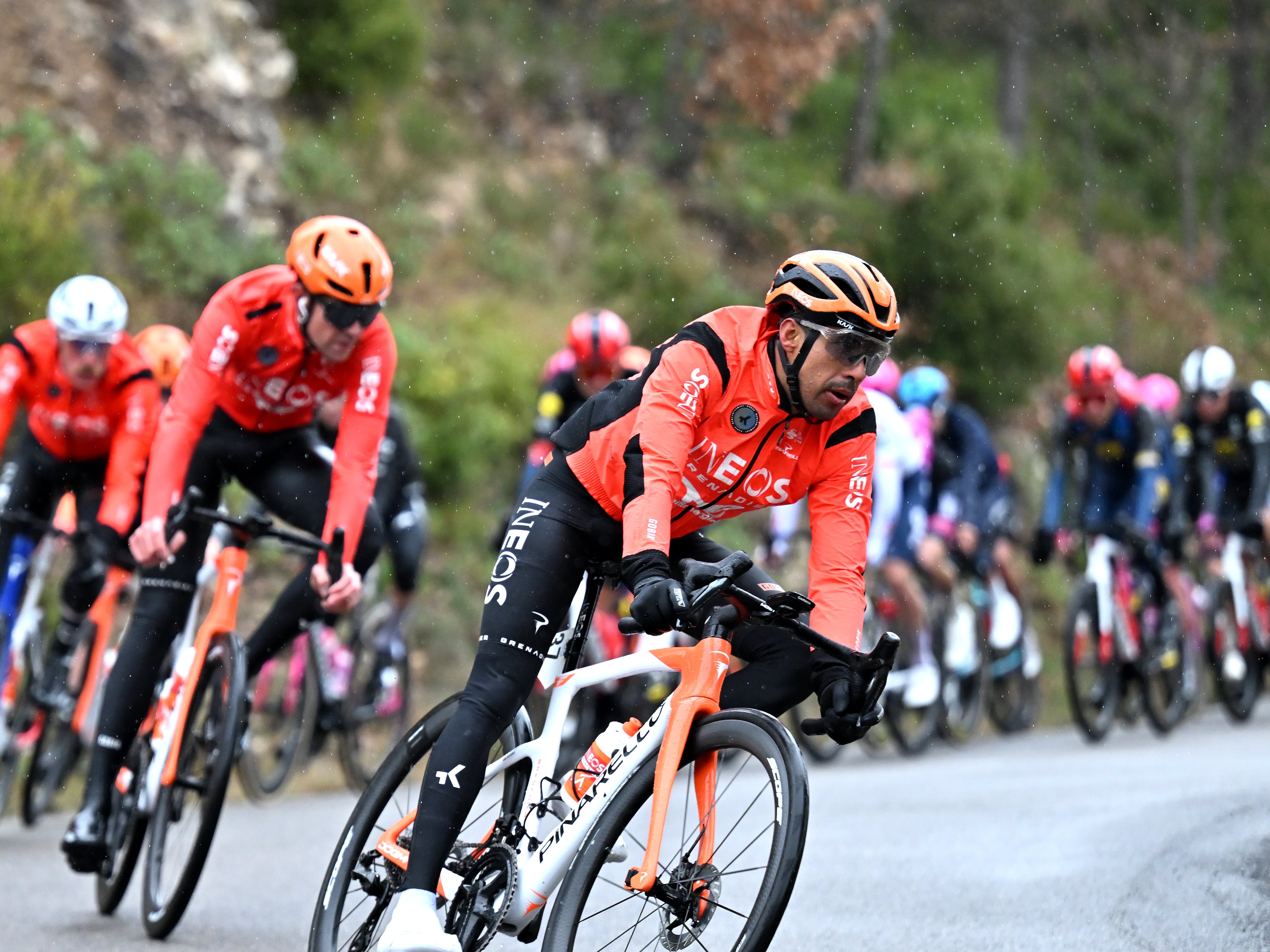 Brandon Rivera durante la segunda etapa del Tour de La Provence. (Photo by Billy Ceusters/Getty Images)