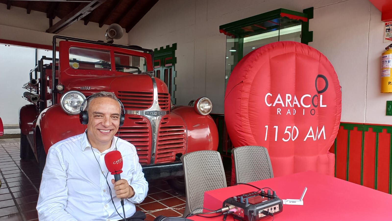 Roberto Jairo Jaramillo, gobernador del Quindío. Foto Caracol Radio