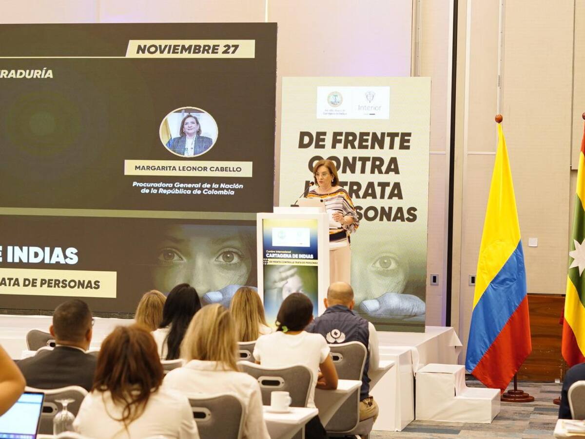 Procuradora Margarita Cabello llama a fortalecer la lucha contra la trata de personas