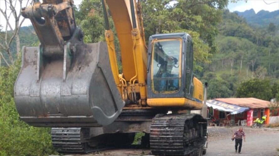 Maquinaria de la Gobernación de Boyacá. Foto | Archivo