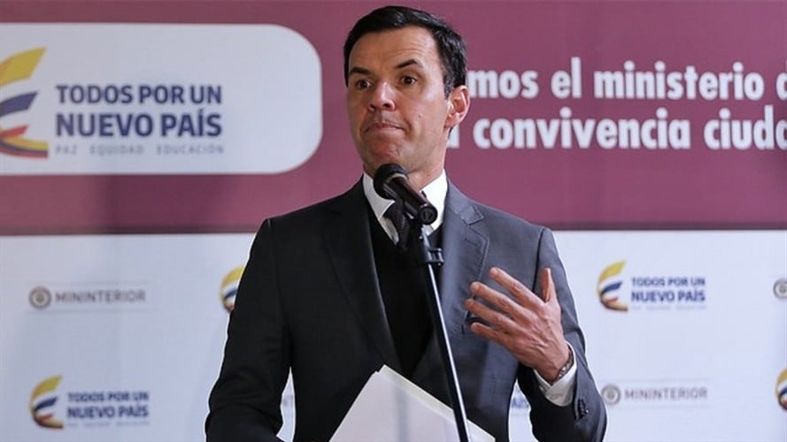 Guillermo Rivera, ministro del Interior. Foto: Colprensa