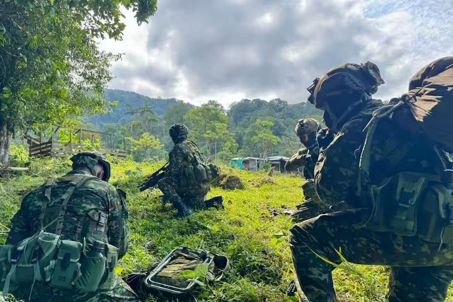 Operación militar en Santa Bárbara de Pinto. Foto: Ejército Nacional