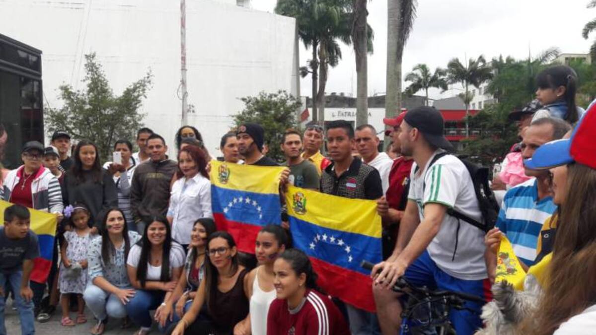 Deixón Romero, asociación de Venezolanos en Quindío.