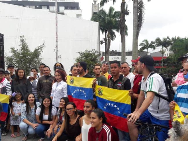 Deixón Romero, asociación de Venezolanos en Quindío.