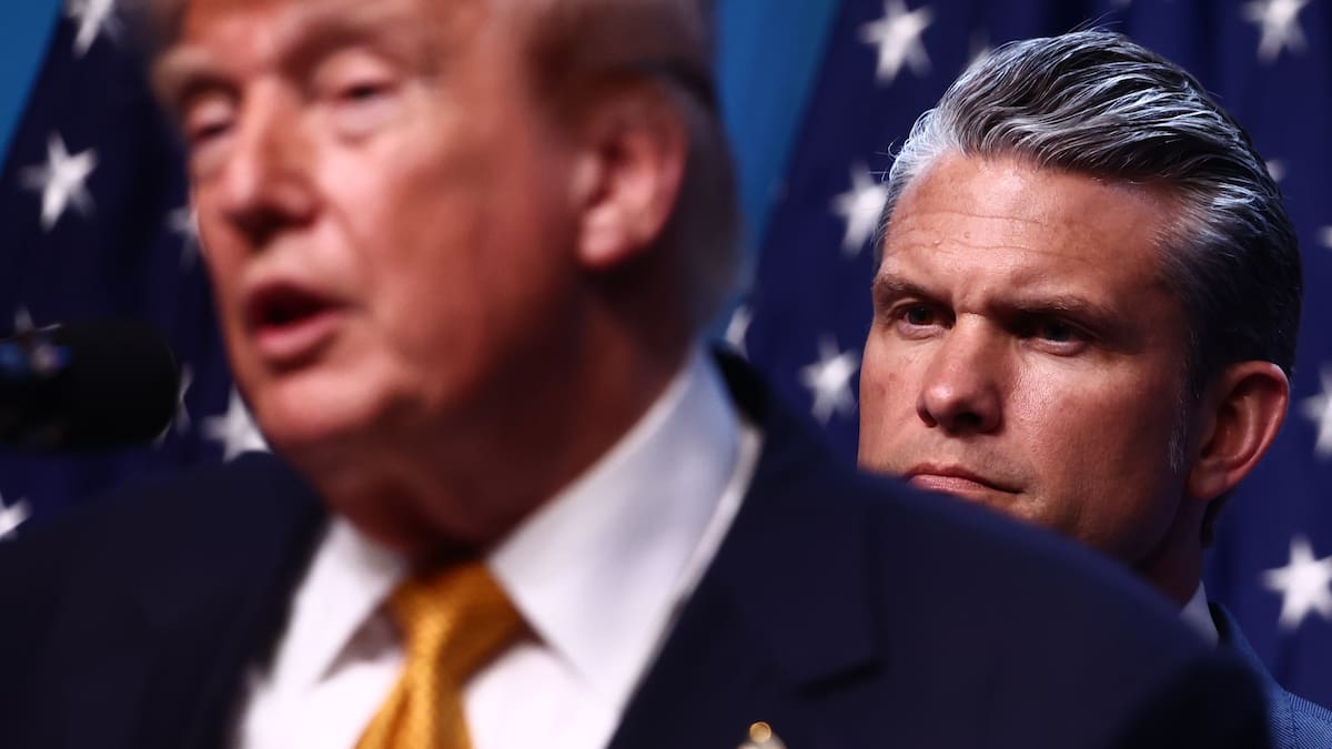Casa Blanca negó desacuerdos entre Donald Trump y Pete Hegseth por escasez de municiones en Irán