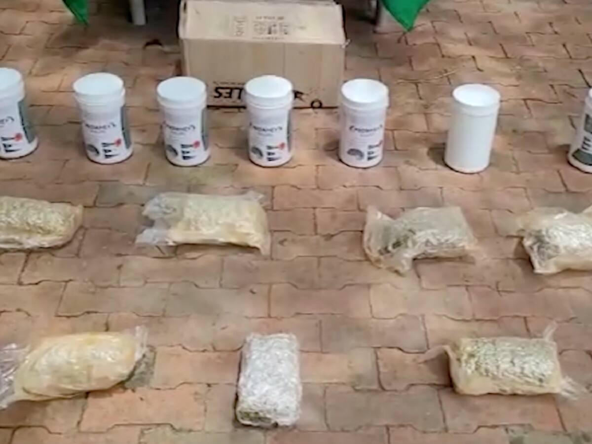 Cerca de 4 mil gramos de diferentes drogas fueron incautadas en vías de Caldas