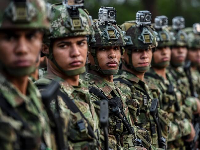 Soldados del Ejército Nacional de Colombia. Foto: Getty Images.
