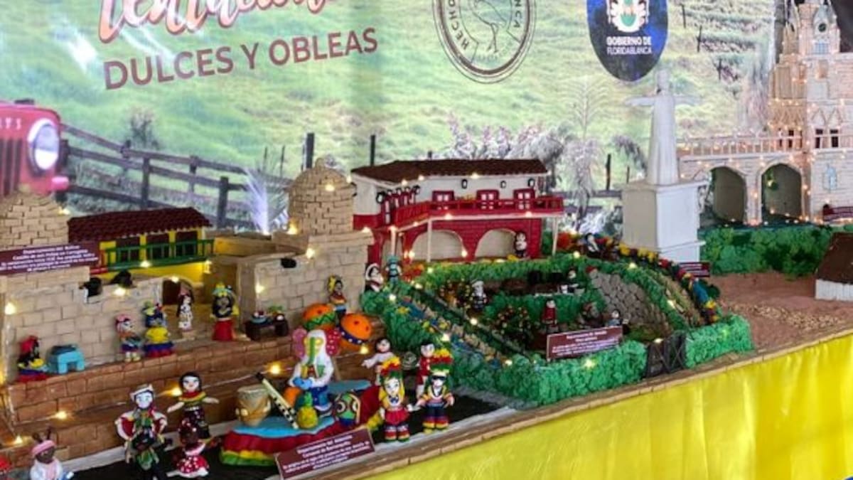 Valeria Ortega, equipo de creación pesebre dulce