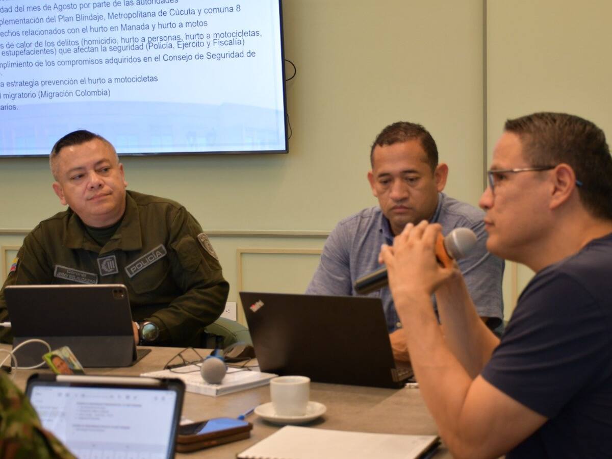 Las autoridades analizan situación de seguridad en Cúcuta