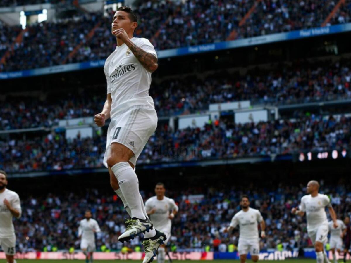 Golazo de James en el triunfo del Real Madrid Sobre el Eibar