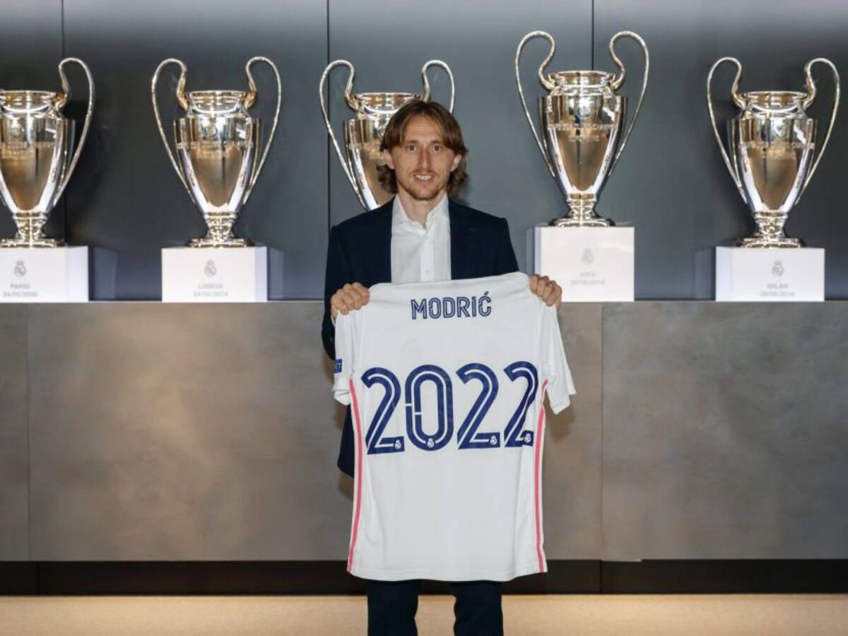 Luka Modric renueva con el Real Madrid hasta 2022