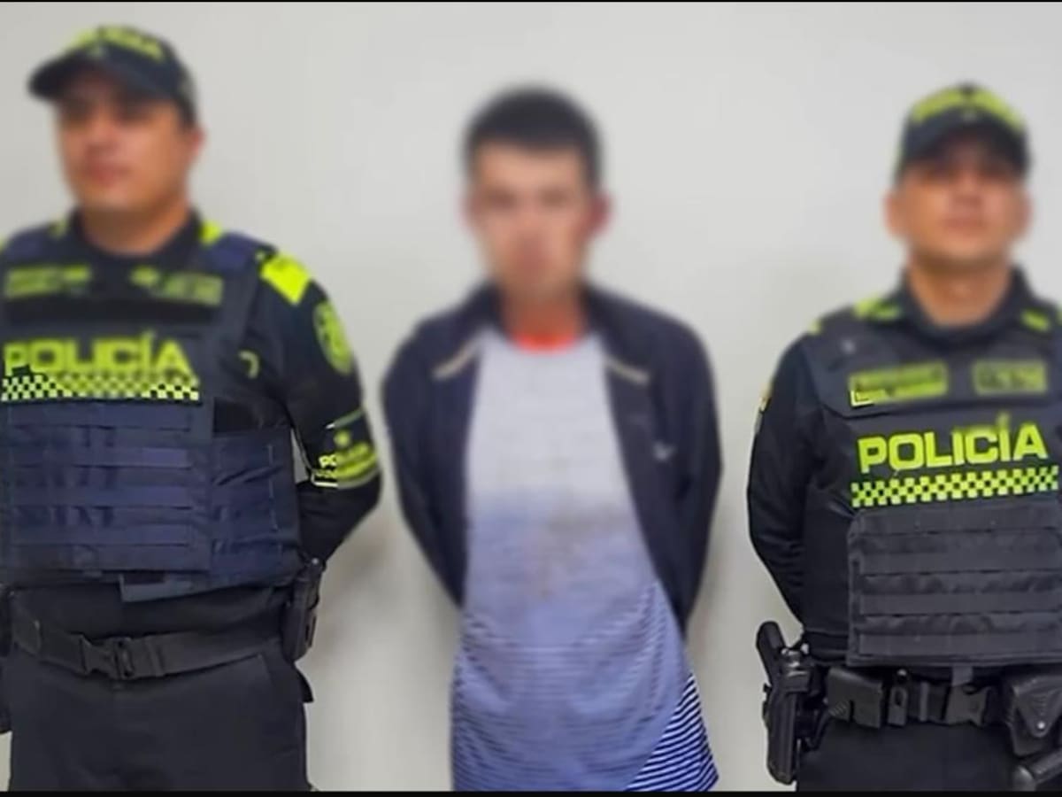 Menor de edad aprehendido por, al parecer, extorsionar a comerciante en Dosquebradas