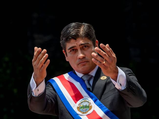 El presidente de Costa Rica, Carlos Alvarado.                Foto: Getty 