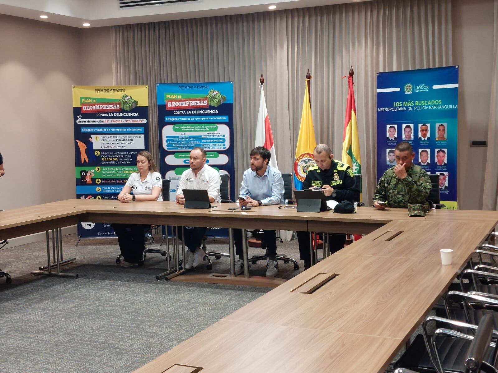 Lanzamiento del plan de recompensas en Barranquilla./ Foto: Caracol Radio