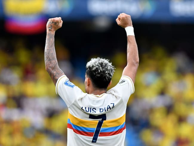 Luis Díaz con la Selección Colombia - Getty Images