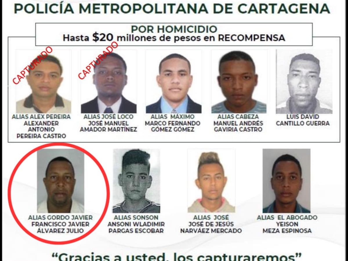 Alias “Gordo Javier” se entregó en Cartagena: hacía parte del Cartel de los Más Buscados