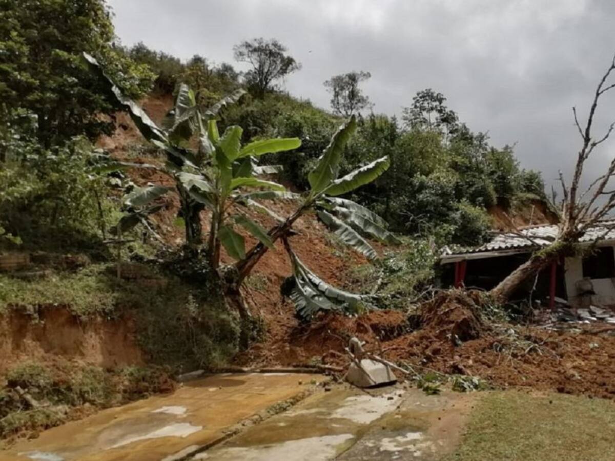 15 emergencias por lluvias se reportaron en 14 municipios de Antioquia