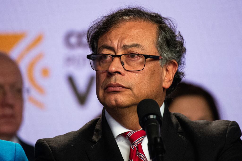Gustavo Petro. (Sebastián Barros / NurPhoto via Getty Images)