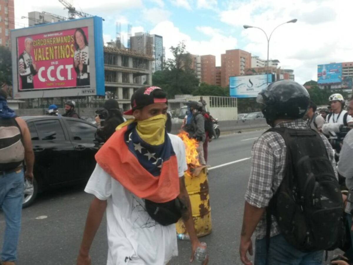 Estallan episodios de violencia en Caracas