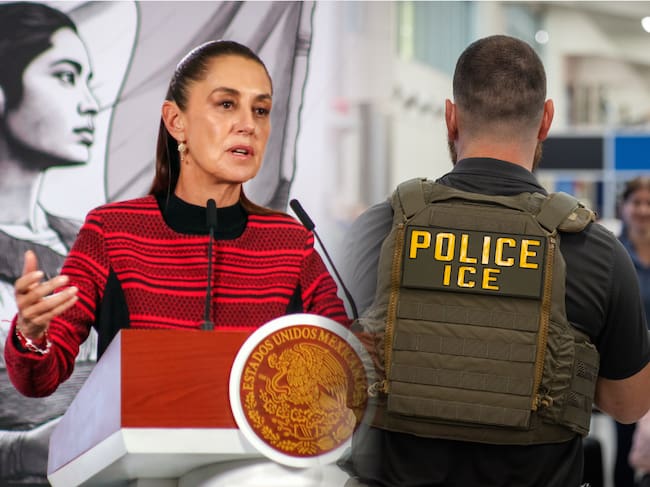 La denuncia del gobierno de Claudia Sheinbaum ocurre en medio de una nueva muerte de un ciudadano mexicano que estaba en custodia del ICE.
(Foto: Caracol Radio / Getty )
