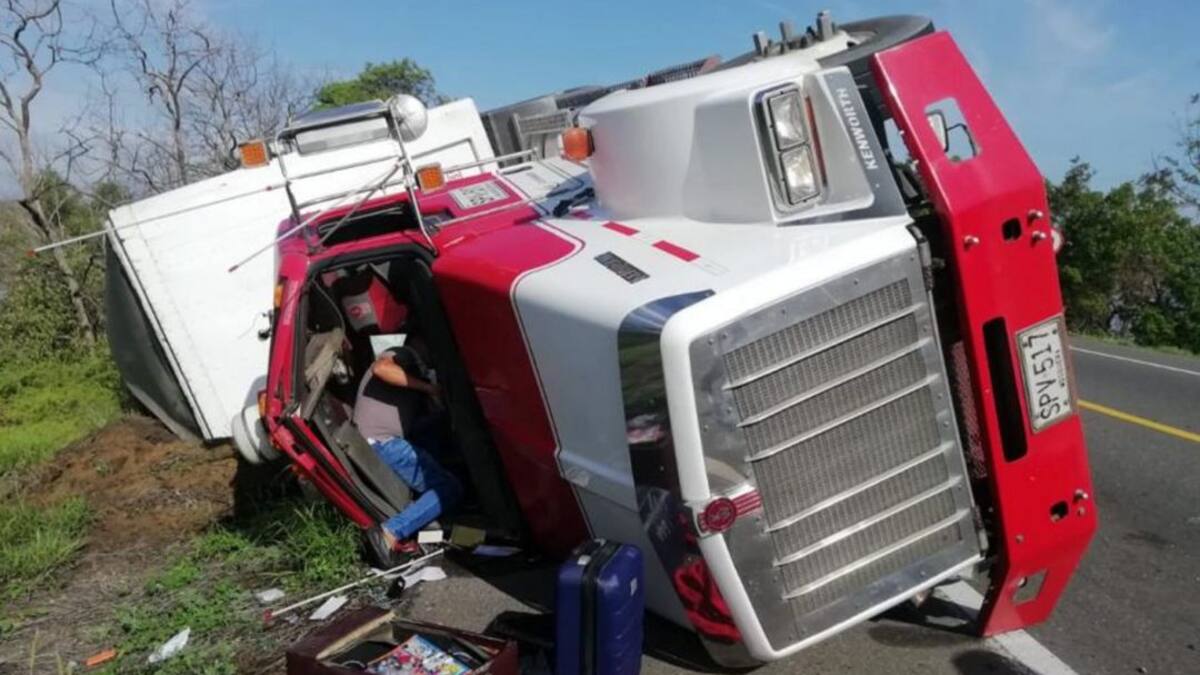 ‘Mula’ se accidentó a pocos metros de la tragedia de Tasajera