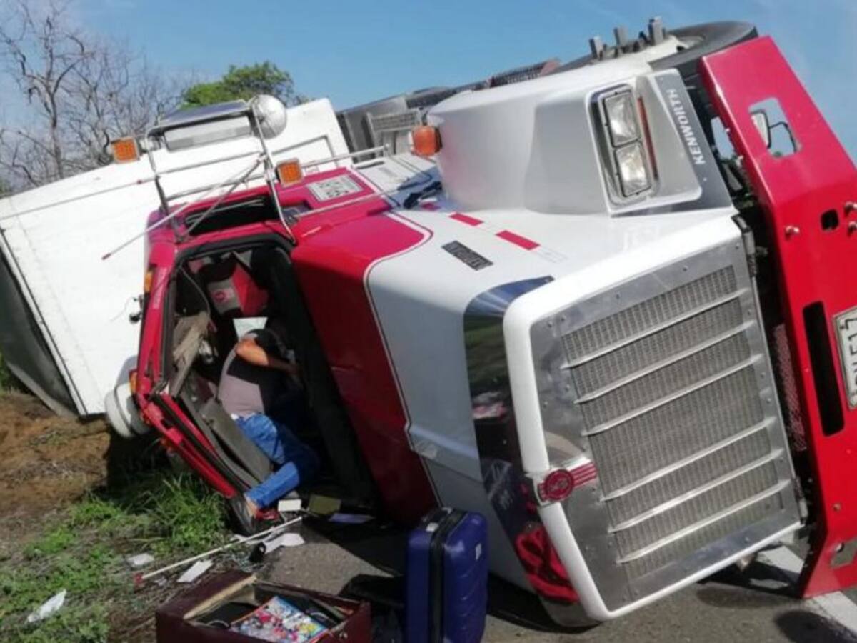 ‘Mula’ se accidentó a pocos metros de la tragedia de Tasajera