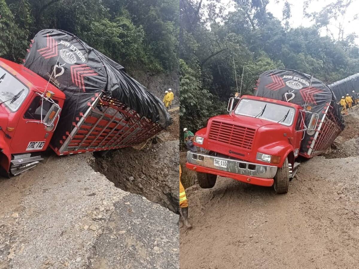 Conductores que cubren la ruta hacia Arauca viven una odisea por el mal estado en vía La Soberanía