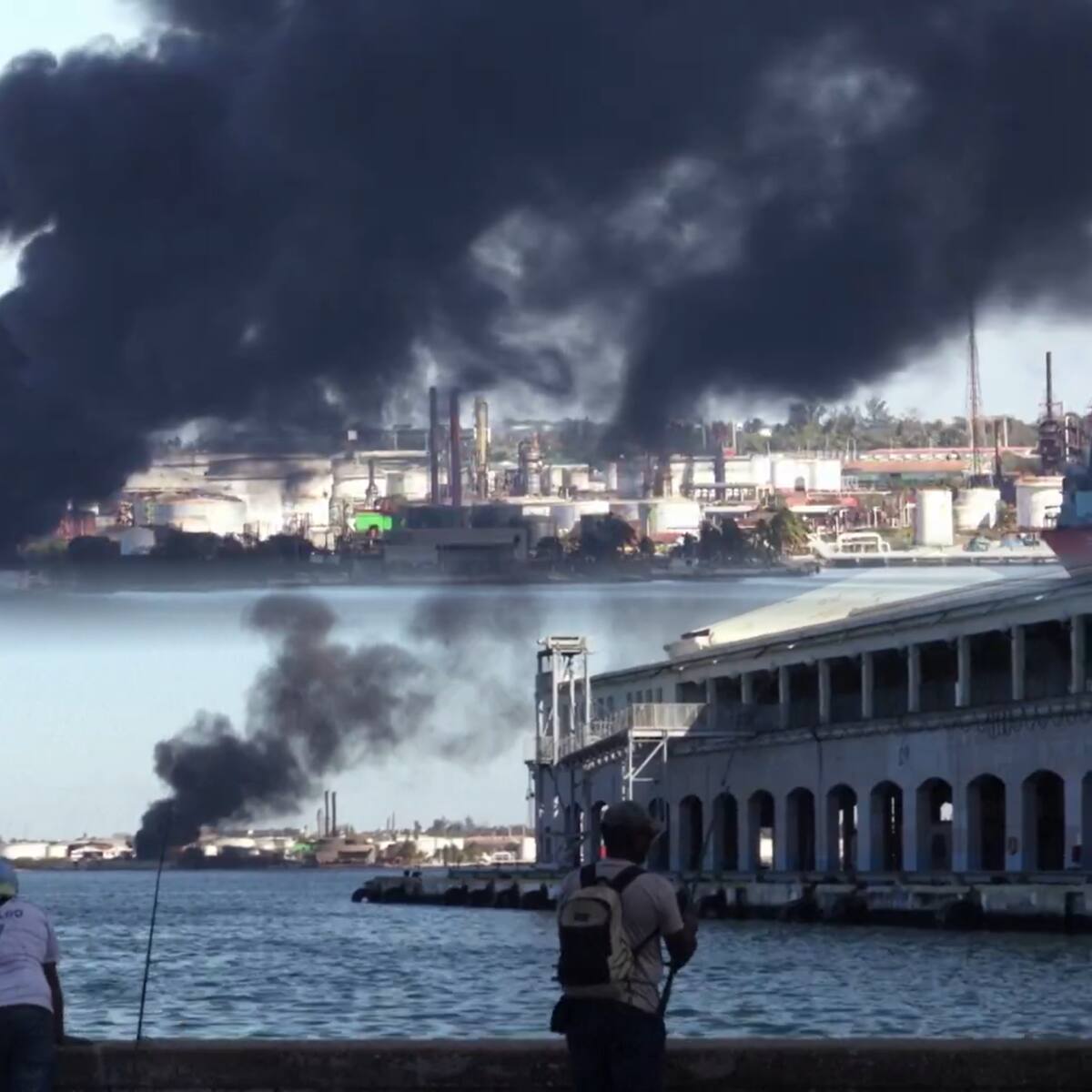Cuba: controlan incendio en refinería Ñico López en La Habana