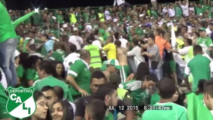 Barra del Cali abre polémica por pelea en el Palmaseca