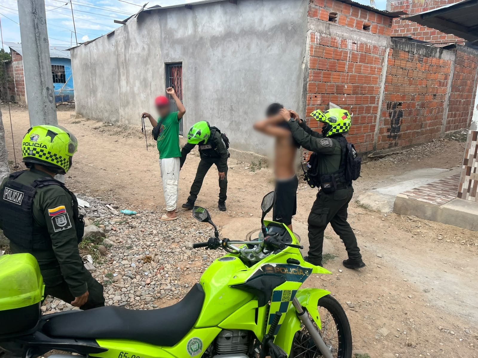 Operativos del fin de semana en Neiva. Foto MENEV 
