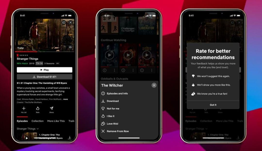 El nuevo botón de valoración de la plataforma Netflix