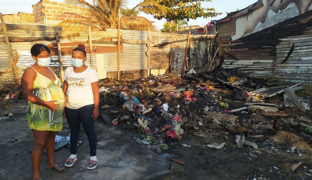 La menor será trasladada a Barranquilla por las quemaduras de tercer grado que sufrió durante la conflagración.