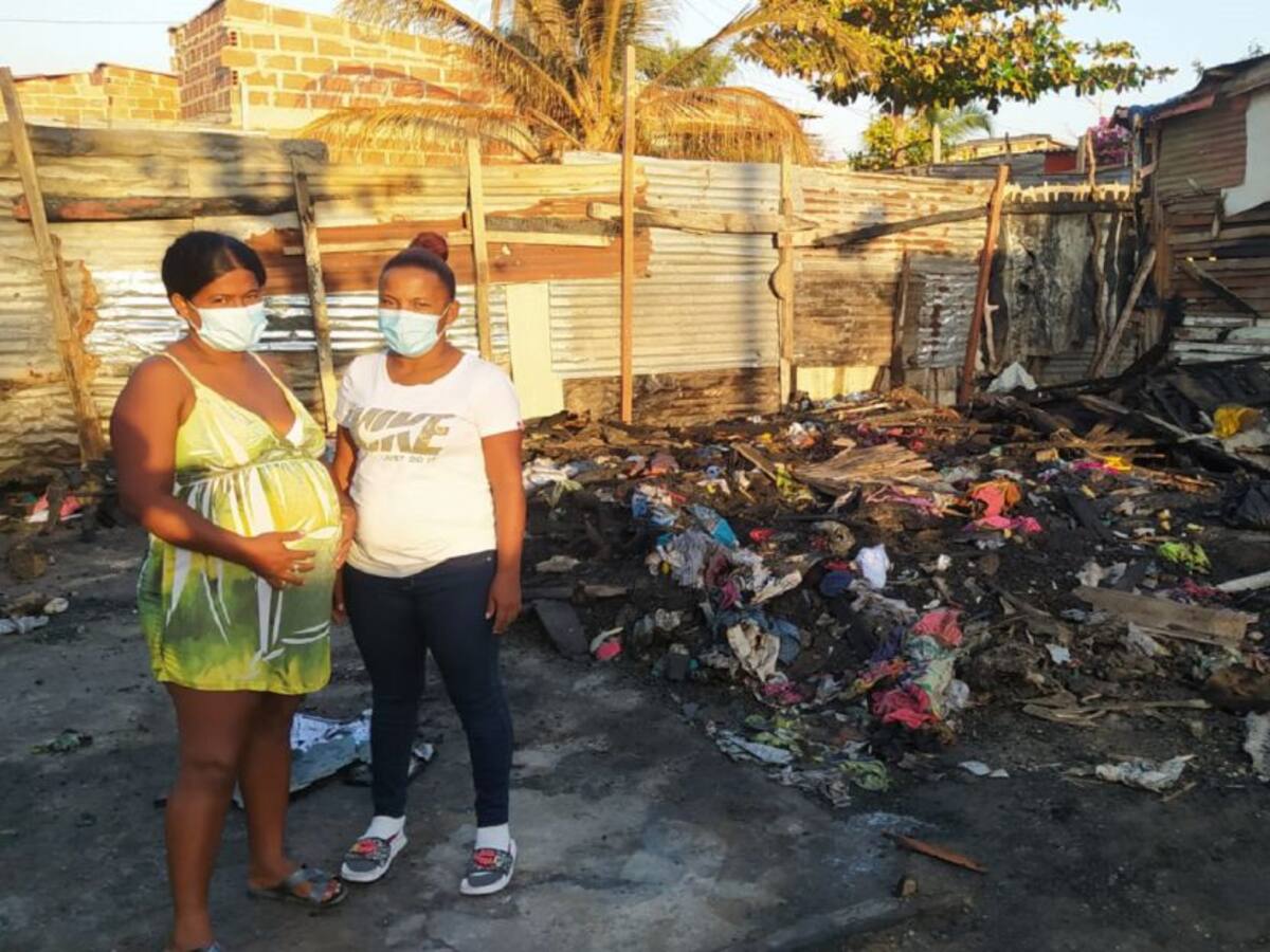 Familia de niña de 13 años quemada por incendio en Cartagena pidió ayuda