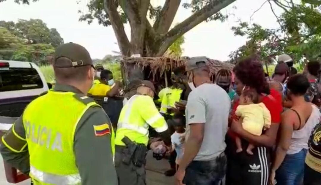 Cuatro personas pretendían sacar del país ilegalmente 97 migrantes haitianos 