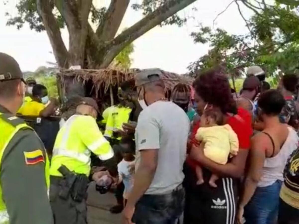 Ilegalmente pretendían sacar del país a 97 migrantes haitianos